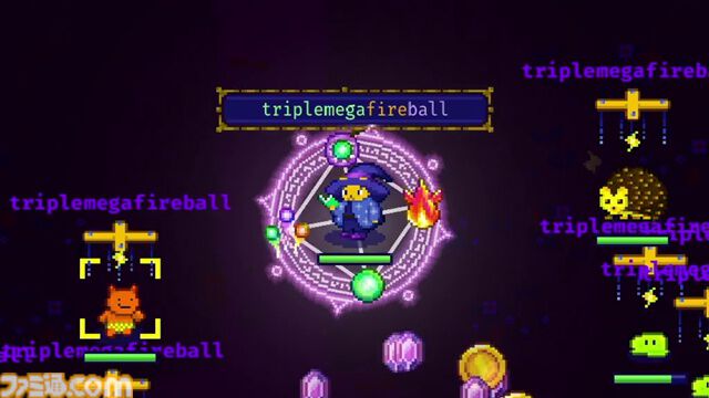 『タイポマジカル』タイピングで単語を自在に組み合わせて、呪文で敵を倒すヴァンサバライクが7月30日配信。呪文は3万通り以上を構築可能