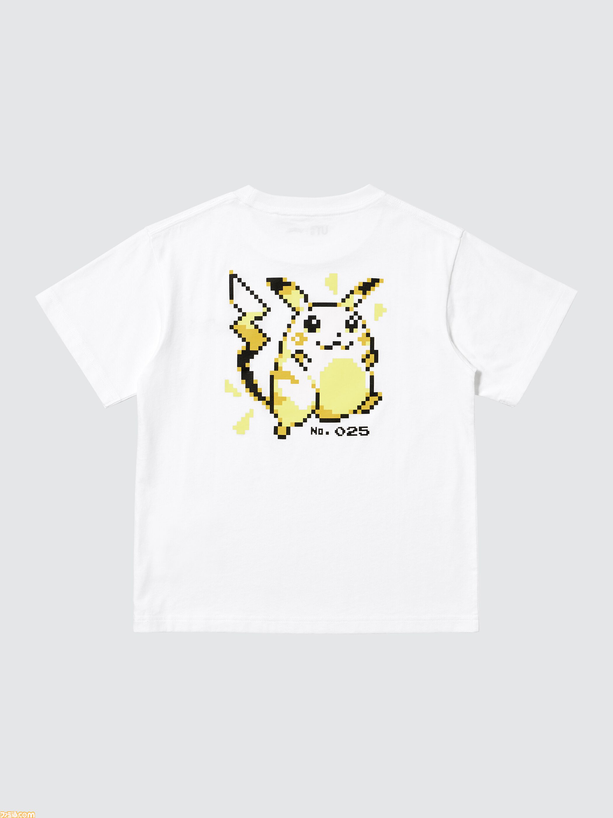 『ポケモン』ユニクロUT第2弾が本日（7/24）発売。ドット絵のピカチュウやゲンガー、初代ジムリーダーたちの手持ちポケモンなどをデザイン