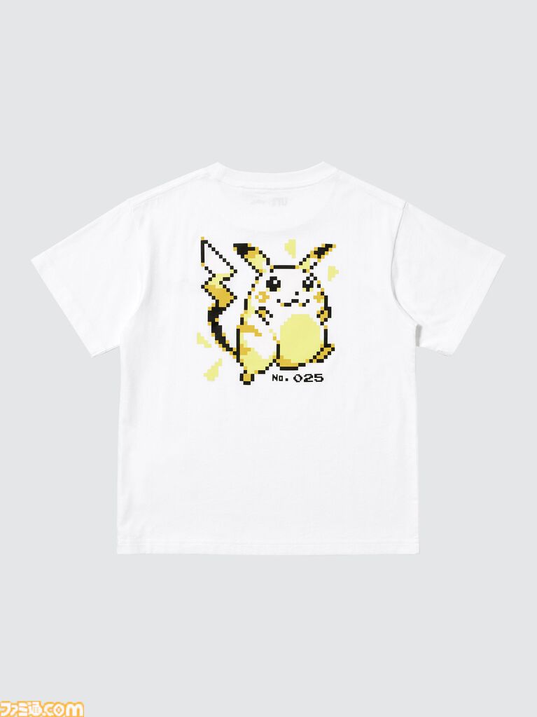 『ポケモン』ユニクロUT第2弾が本日(7/24)発売。ドット絵のピカチュウやゲンガー、初代ジムリーダーたちの手持ちポケモンなどをデザイン
