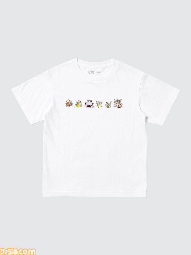 『ポケモン』ユニクロUT第2弾が本日（7/24）発売。ドット絵のピカチュウやゲンガー、初代ジムリーダーたちの手持ちポケモンなどをデザイン