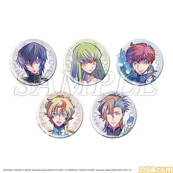 コードギアス20周年展示会のグッズ情報が解禁。描き下ろしビジュアルの