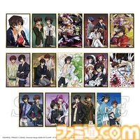 コードギアス20周年展示会のグッズ情報が解禁。描き下ろしビジュアルのミニ色紙やアクスタなど。過去話題となった抱き枕カバーのイラストを使用した袋とじも登場