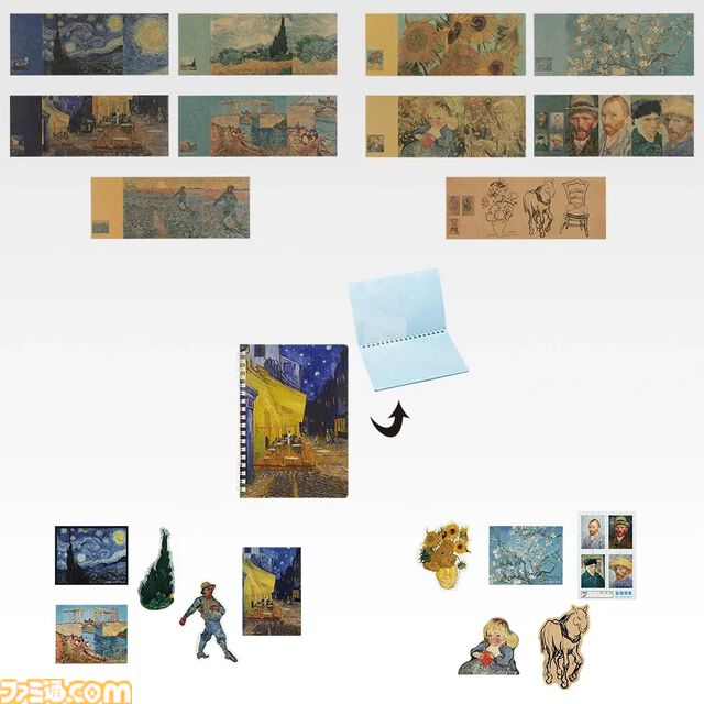 一番くじ『ゴッホ』が本日（7/25）発売。名画“星月夜”を立体化したジオラマフィギュアが美しい。うねる糸杉も繊細な筆跡もそのままに