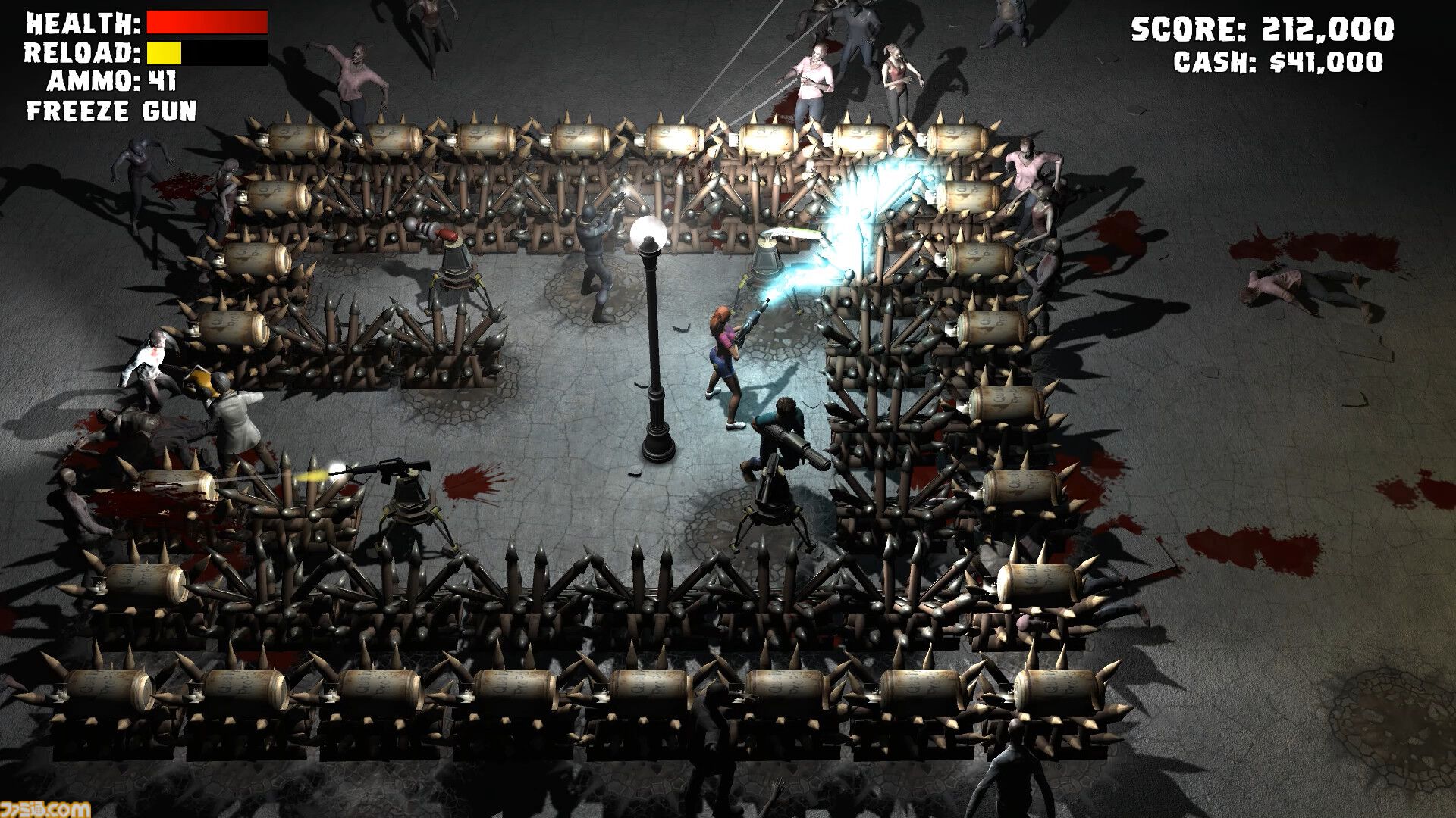 『Yet Another Zombie Defense HD』“非常に好評”のゾンビ撃退シューターがSteamで無料配布中。基地を作成して押し寄せる敵を撃滅。最大4人で生き残れ