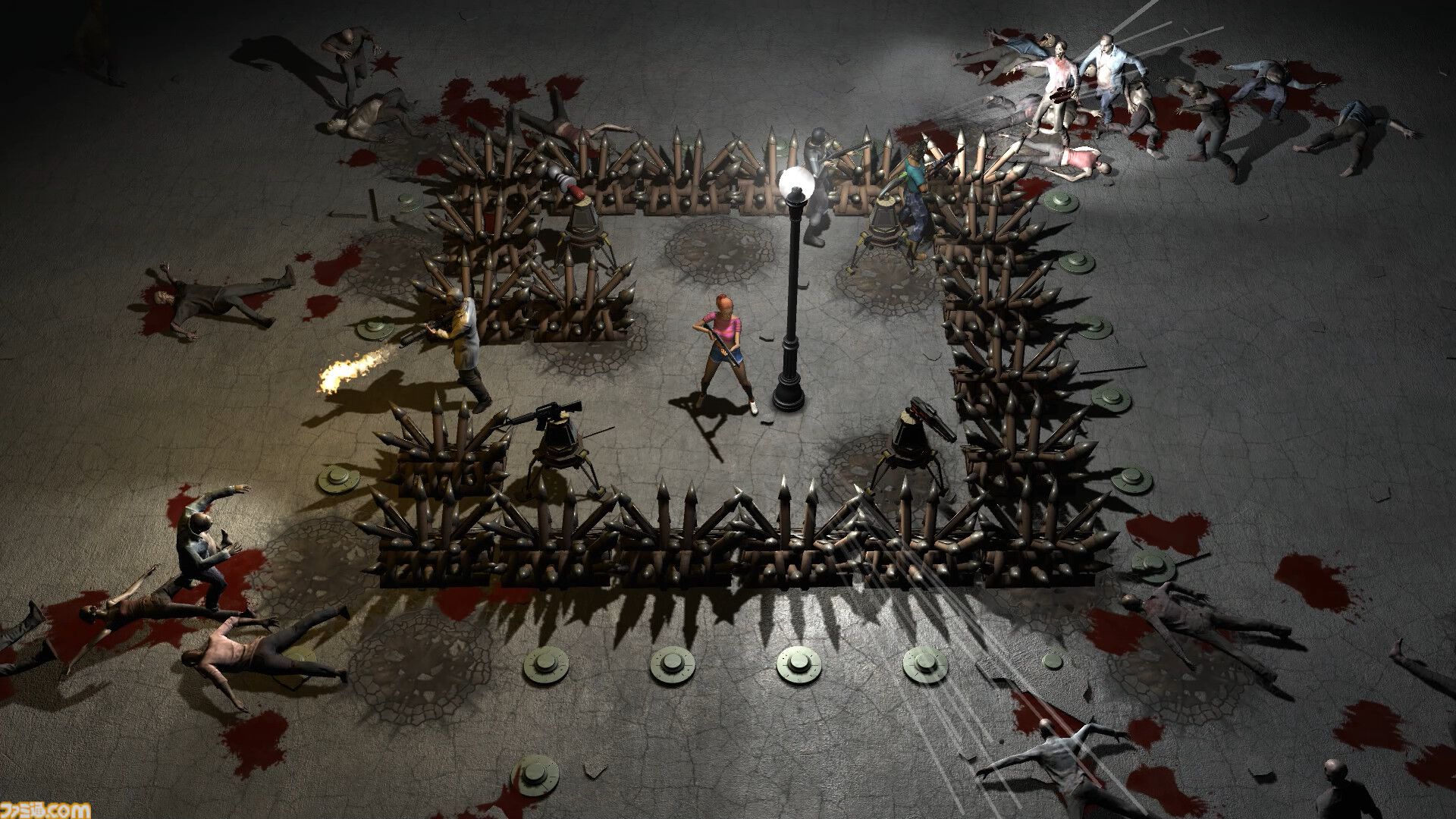 『Yet Another Zombie Defense HD』“非常に好評”のゾンビ撃退シューターがSteamで無料配布中。基地を作成して押し寄せる敵を撃滅。最大4人で生き残れ