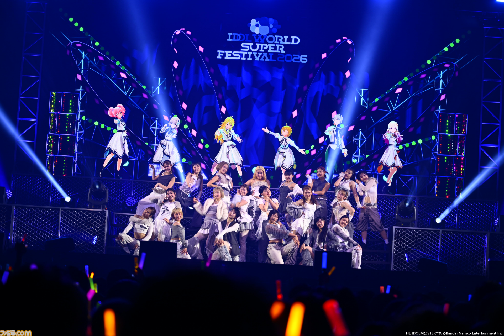 『アイマス』越境xRライブ“IWSF2026”1日目リポート。各ブランドから選抜されたダンス最強メンバーとプロのダンサーによる圧巻のステージが展開