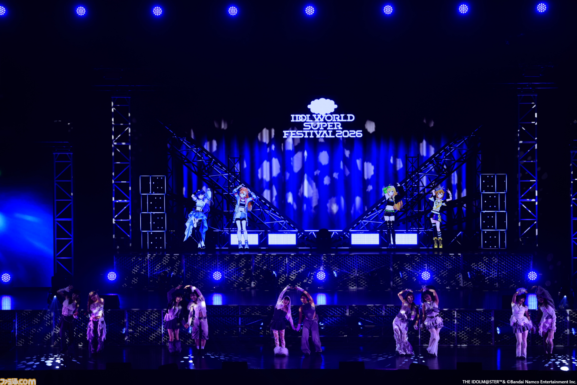 『アイマス』越境xRライブ“IWSF2026”1日目リポート。各ブランドから選抜されたダンス最強メンバーとプロのダンサーによる圧巻のステージが展開
