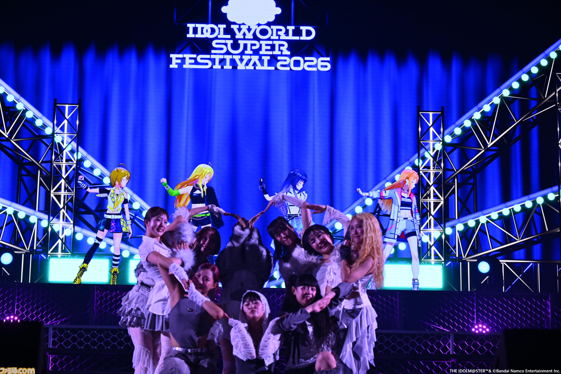 『アイマス』越境xRライブ“IWSF2026”1日目リポート。各ブランドから選抜されたダンス最強メンバーとプロのダンサーによる圧巻のステージが展開