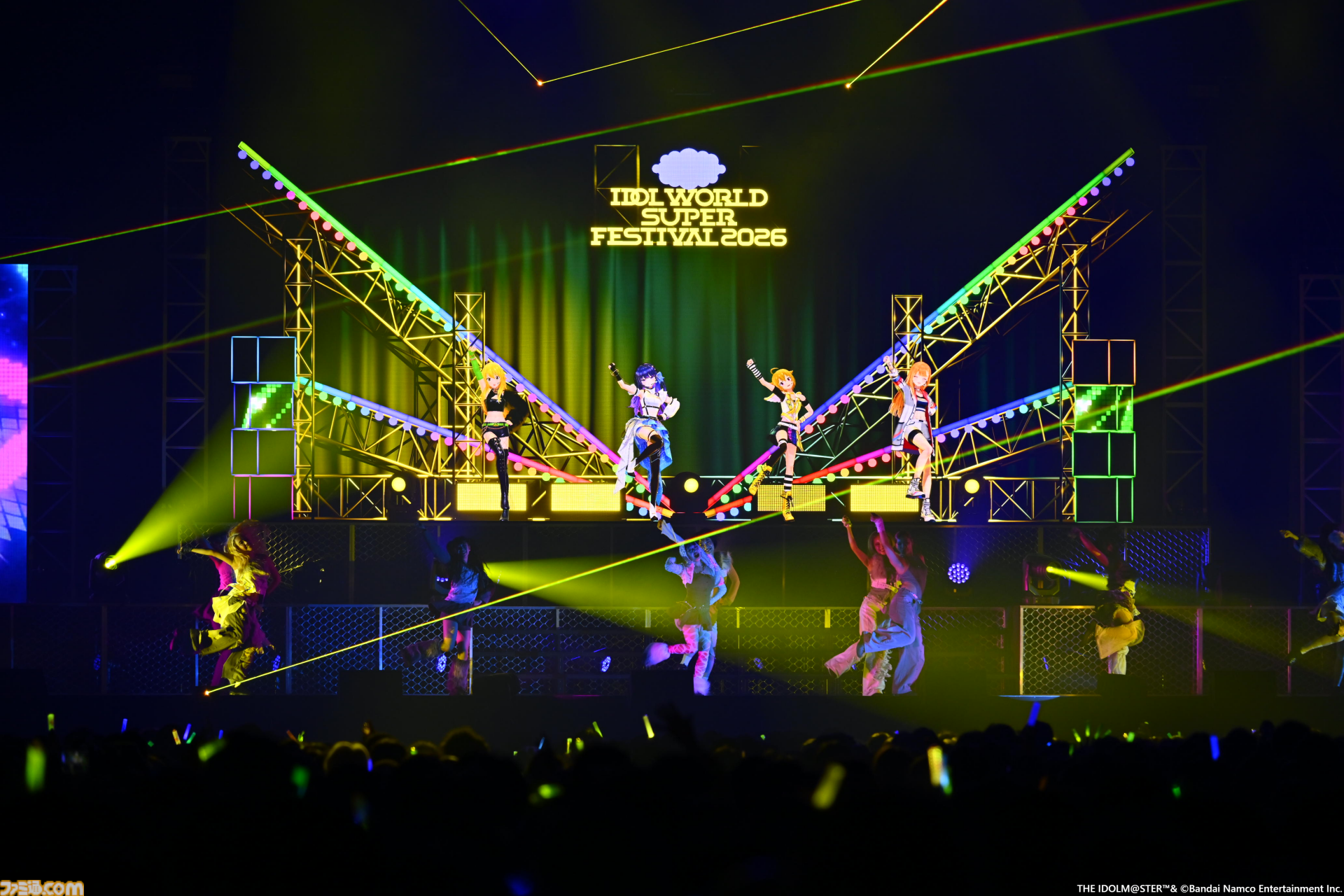 『アイマス』越境xRライブ“IWSF2026”1日目リポート。各ブランドから選抜されたダンス最強メンバーとプロのダンサーによる圧巻のステージが展開