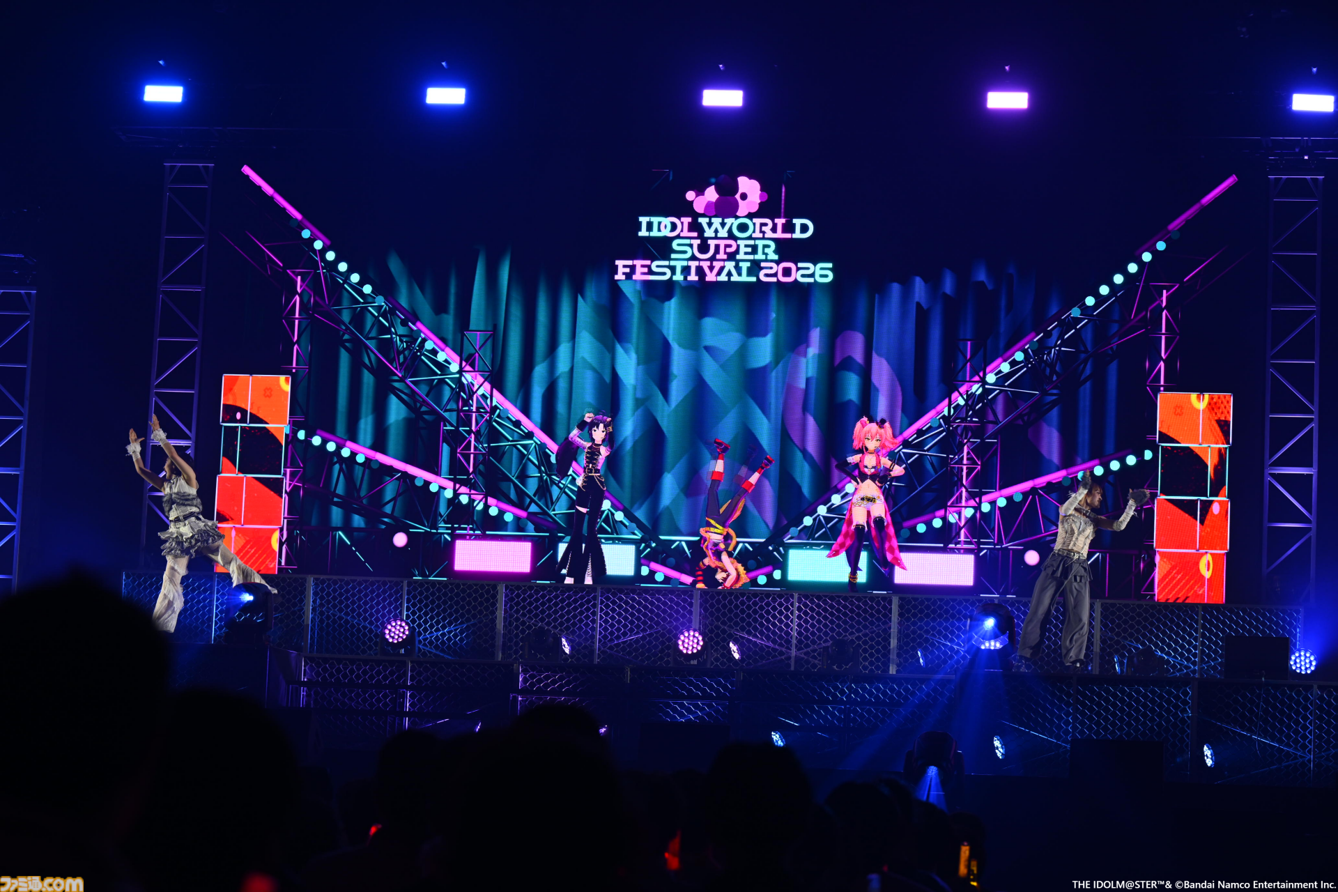 『アイマス』越境xRライブ“IWSF2026”1日目リポート。各ブランドから選抜されたダンス最強メンバーとプロのダンサーによる圧巻のステージが展開