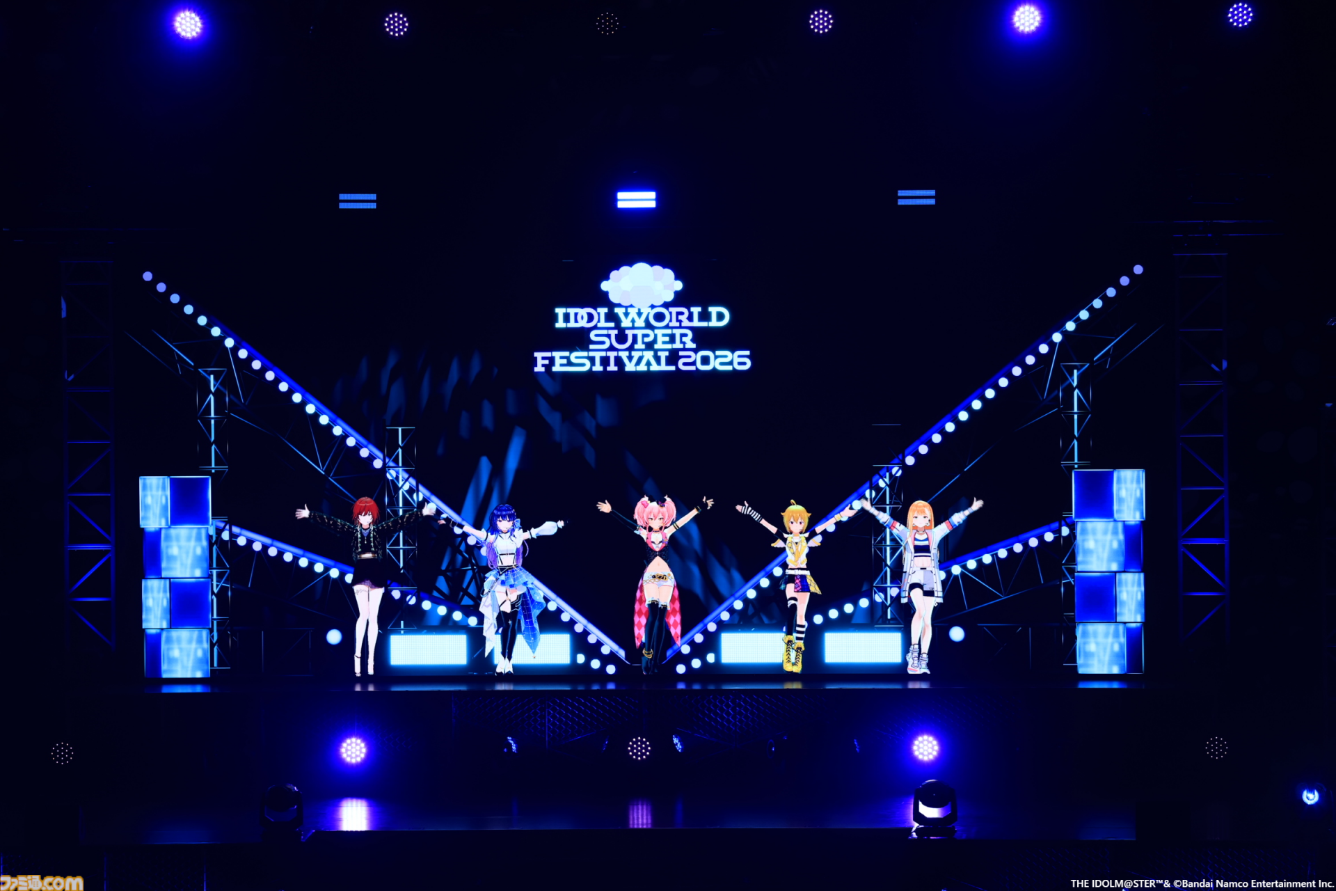『アイマス』越境xRライブ“IWSF2026”1日目リポート。各ブランドから選抜されたダンス最強メンバーとプロのダンサーによる圧巻のステージが展開