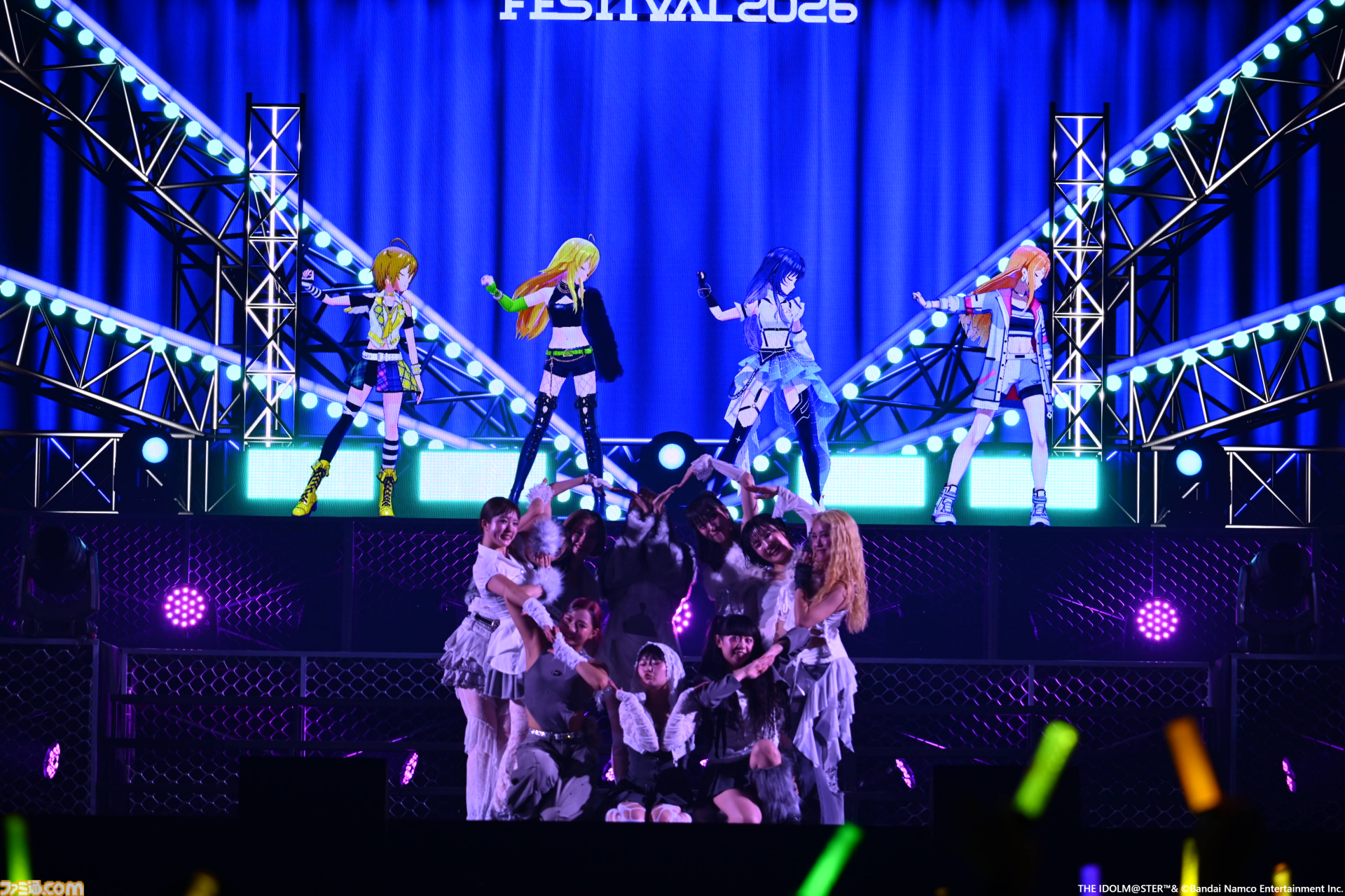 『アイマス』越境xRライブ“IWSF2026”1日目リポート。各ブランドから選抜されたダンス最強メンバーとプロのダンサーによる圧巻のステージが展開