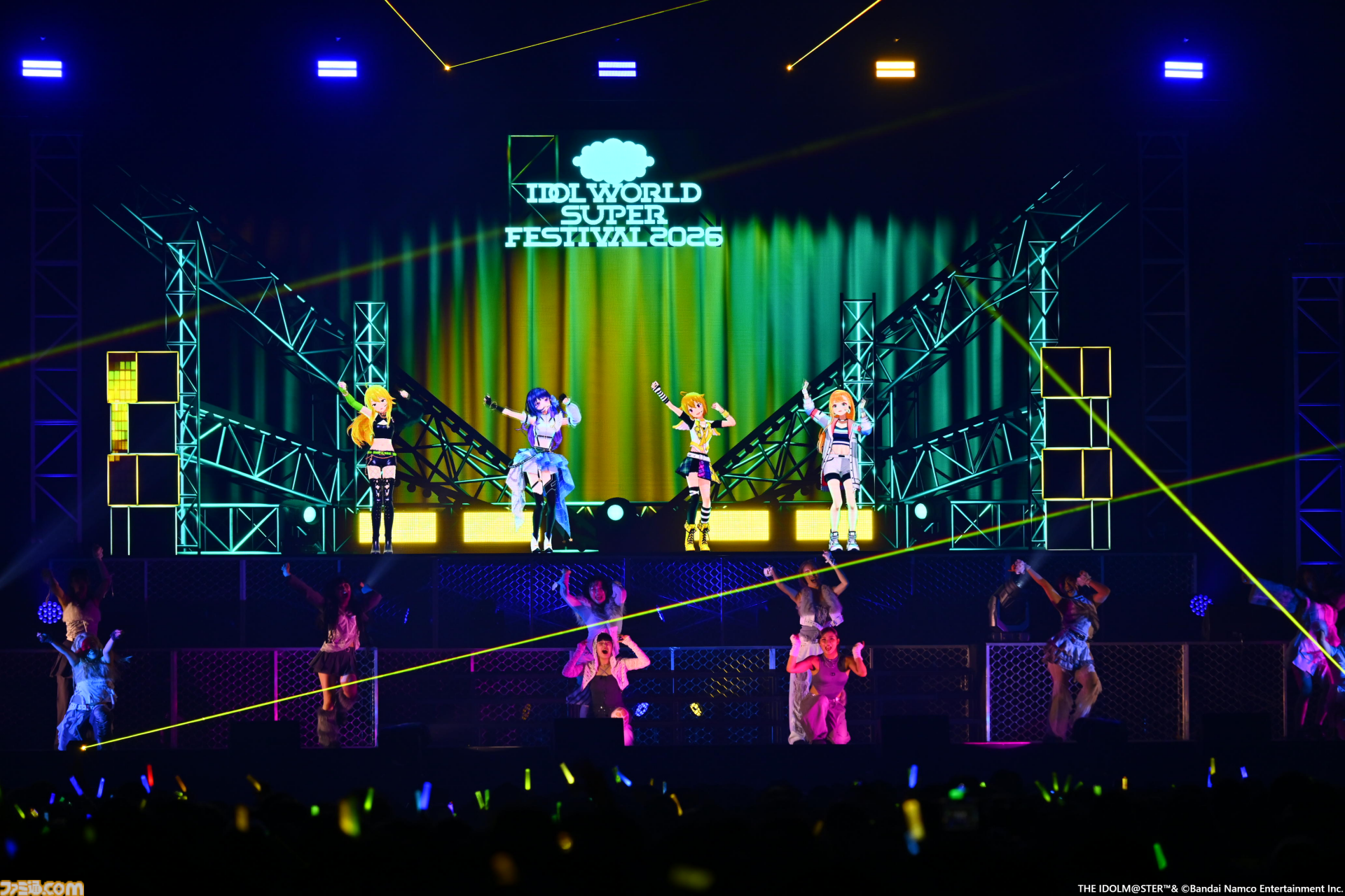 『アイマス』越境xRライブ“IWSF2026”1日目リポート。各ブランドから選抜されたダンス最強メンバーとプロのダンサーによる圧巻のステージが展開