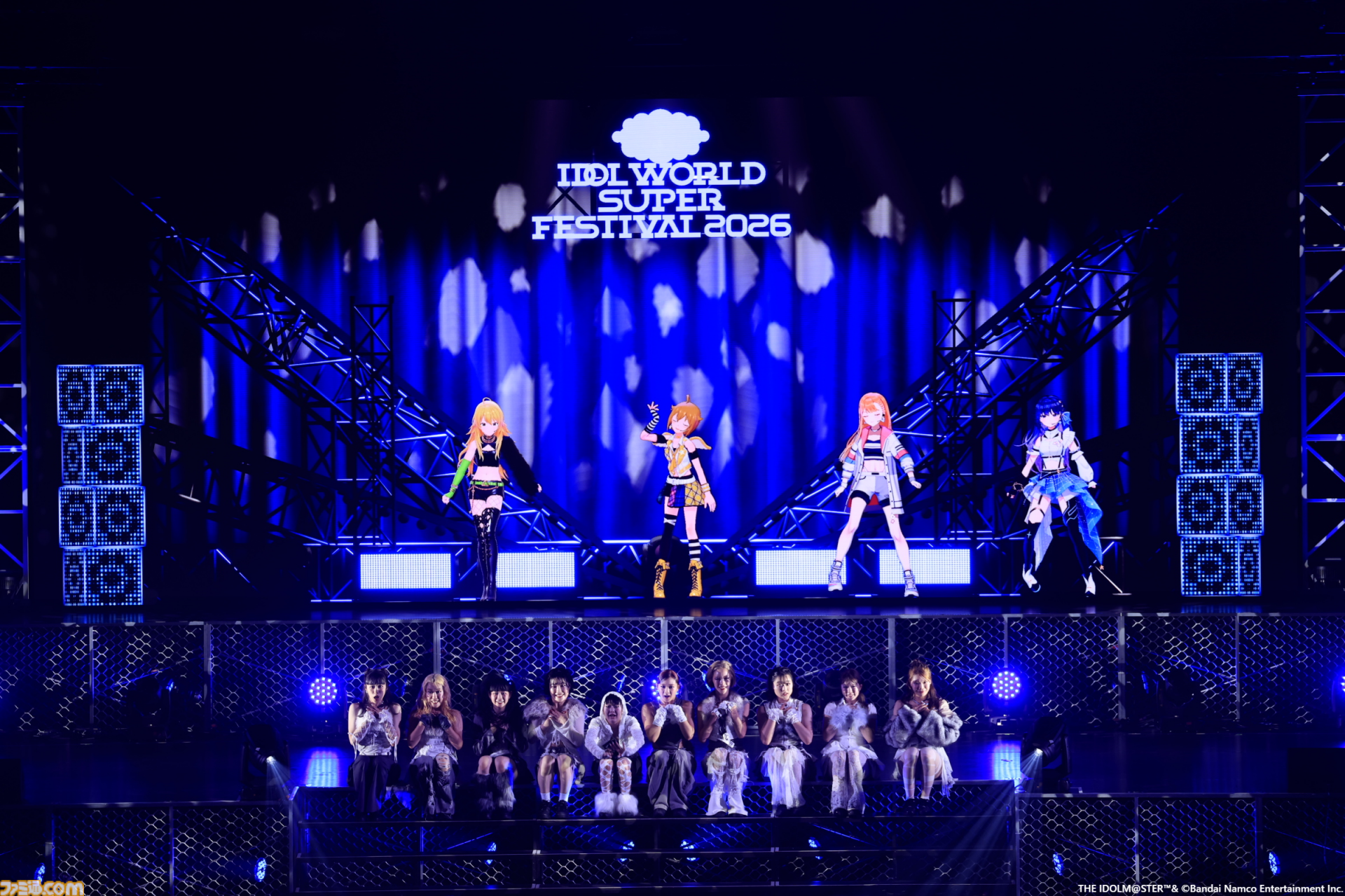 『アイマス』越境xRライブ“IWSF2026”1日目リポート。各ブランドから選抜されたダンス最強メンバーとプロのダンサーによる圧巻のステージが展開