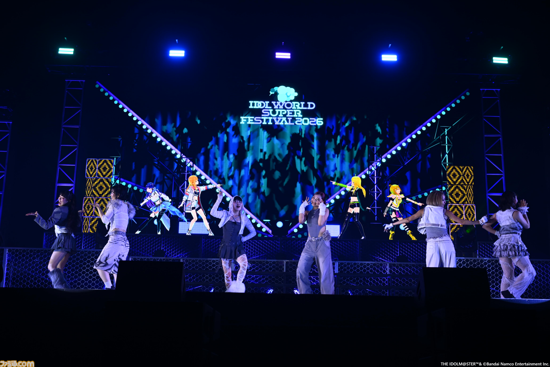 『アイマス』越境xRライブ“IWSF2026”1日目リポート。各ブランドから選抜されたダンス最強メンバーとプロのダンサーによる圧巻のステージが展開