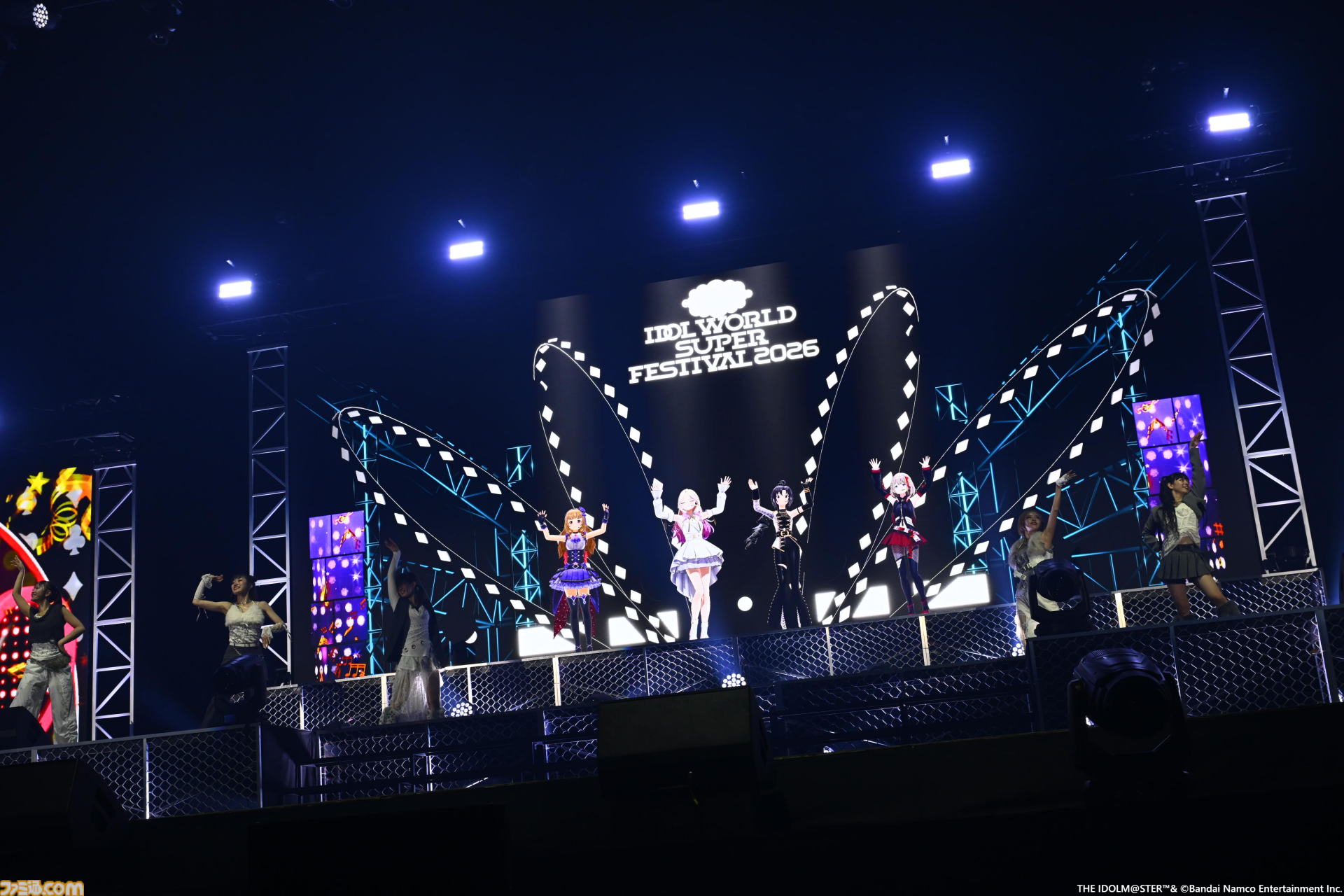 『アイマス』越境xRライブ“IWSF2026”1日目リポート。各ブランドから選抜されたダンス最強メンバーとプロのダンサーによる圧巻のステージが展開