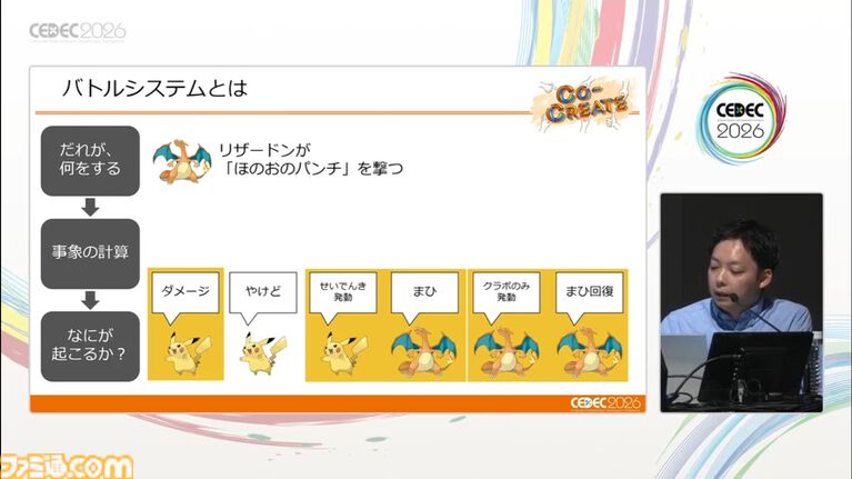 『ポケモン』複雑化するバトルを支えるシステム設計と運用事例。カギとなるのは構造化と拡張性【CEDEC 2026】