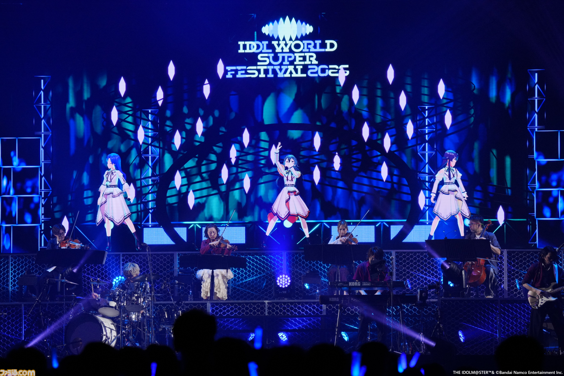 『アイマス』越境xRライブ“IWSF2026”2日目リポート。各ブランドが誇るボーカルアイドルのハイレベルな歌唱力と生バンドによるサウンドが会場を熱くする！