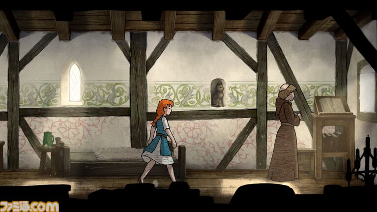 全キャラ刺繍で描かれた脅威の2Dアクション『Scarlet Deer Inn』配信中。スラブ民話に着想を得たストーリー、温かい伝統楽器の音色、ジブリ作品の影響も