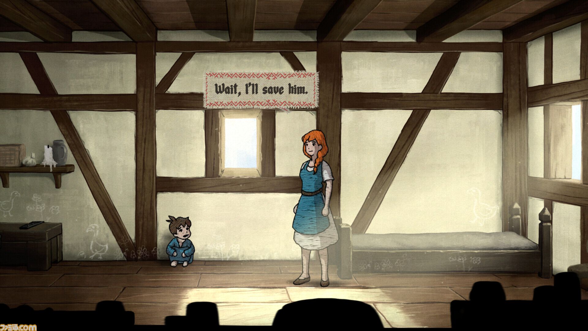 全キャラ刺繍で描かれた脅威の2Dアクション『Scarlet Deer Inn』配信中。スラブ民話に着想を得たストーリー、温かい伝統楽器の音色、ジブリ作品の影響も