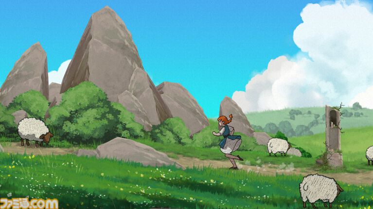 全キャラ刺繍で描かれた脅威の2Dアクション『Scarlet Deer Inn』配信中。スラブ民話に着想を得たストーリー、温かい伝統楽器の音色、ジブリ作品の影響も