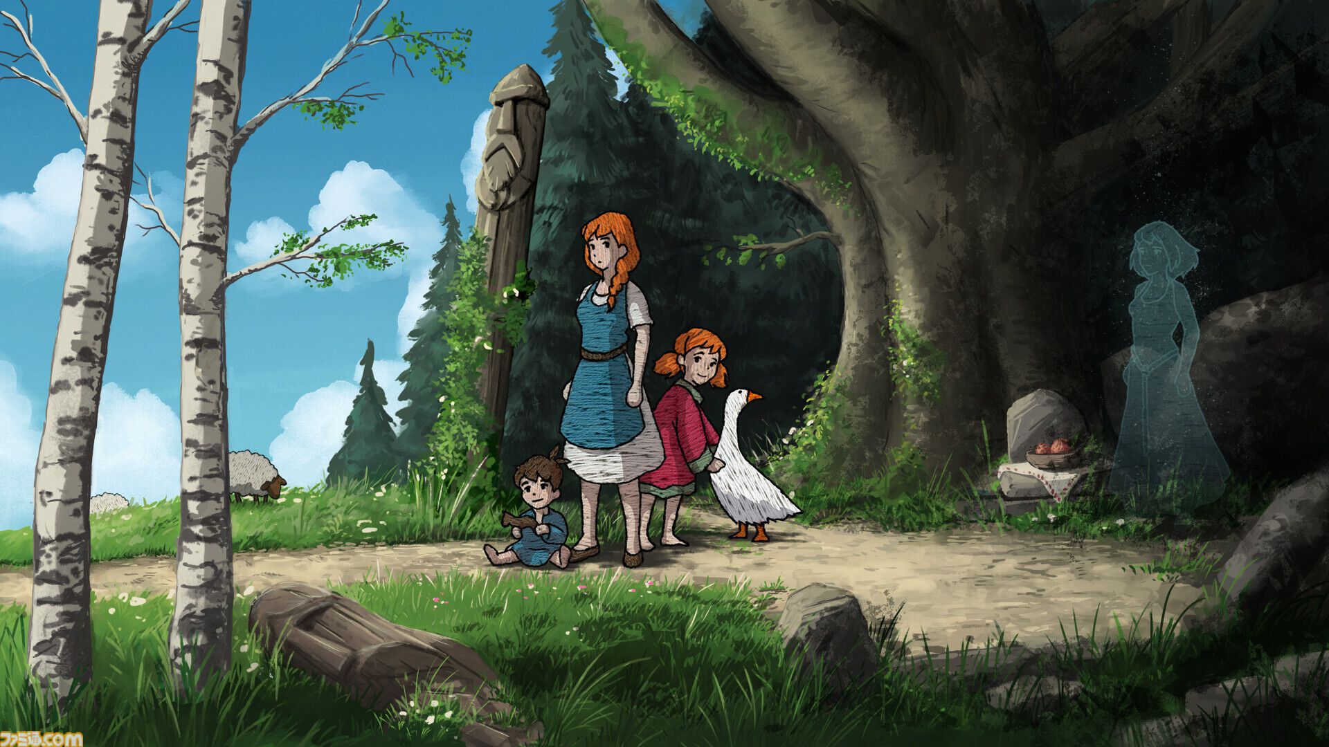全キャラ刺繍で描かれた脅威の2Dアクション『Scarlet Deer Inn』配信中。スラブ民話に着想を得たストーリー、温かい伝統楽器の音色、ジブリ作品の影響も