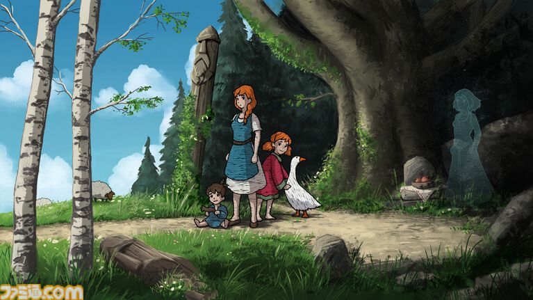 全キャラ刺繍で描かれた脅威の2Dアクション『Scarlet Deer Inn』配信中。スラブ民話に着想を得たストーリー、温かい伝統楽器の音色、ジブリ作品の影響も