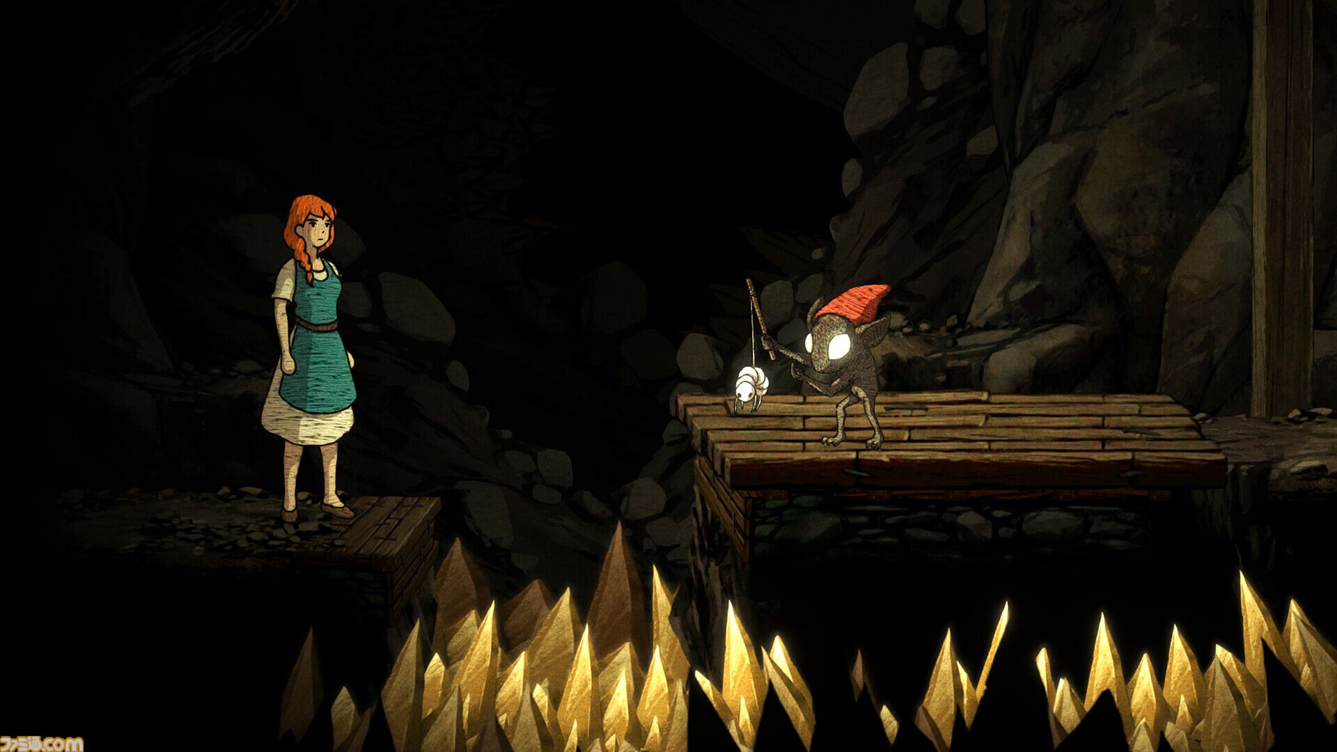全キャラ刺繍で描かれた脅威の2Dアクション『Scarlet Deer Inn』配信中。スラブ民話に着想を得たストーリー、温かい伝統楽器の音色、ジブリ作品の影響も