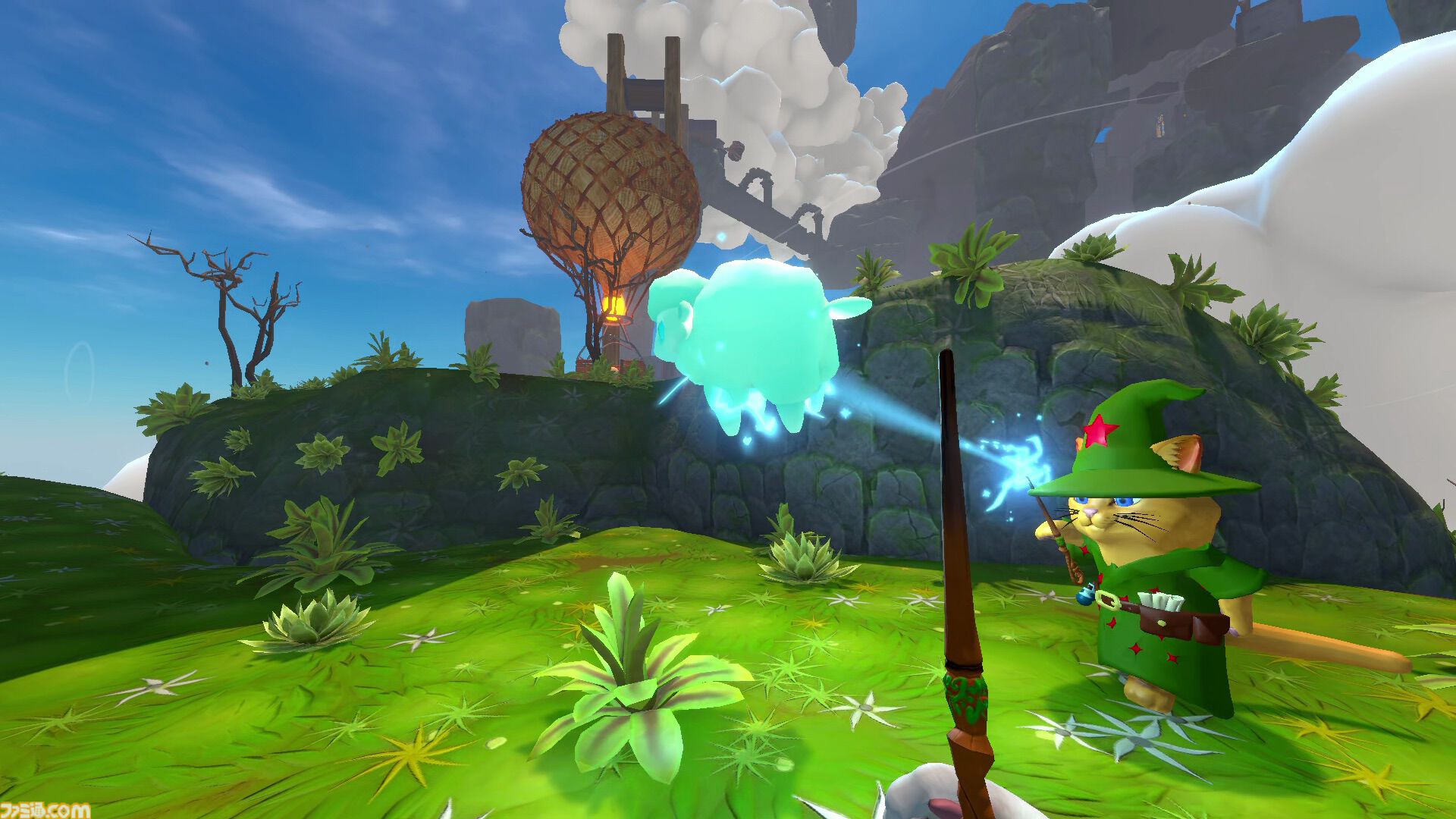 『ねこねこマジック』リアルで叫んで魔法を放つ、ネコ魔法使いたちの協力プレイ対応アクション。自分だけのオリジナル呪文も作れちゃう【配信開始】