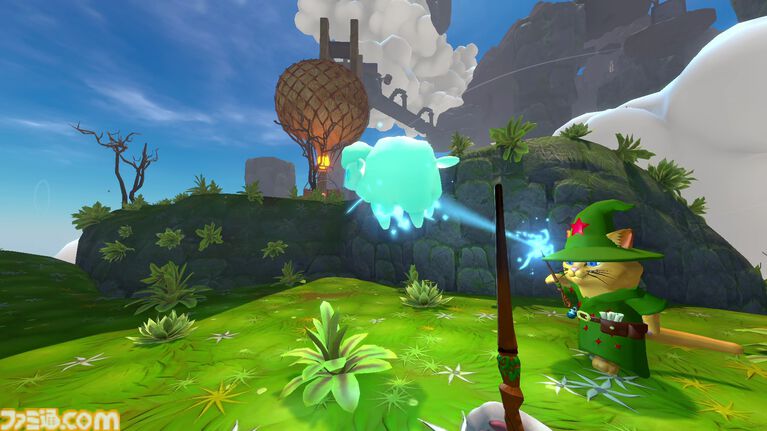 『ねこねこマジック』リアルで叫んで魔法を放つ、ネコ魔法使いたちの協力プレイ対応アクション。自分だけのオリジナル呪文も作れちゃう【配信開始】