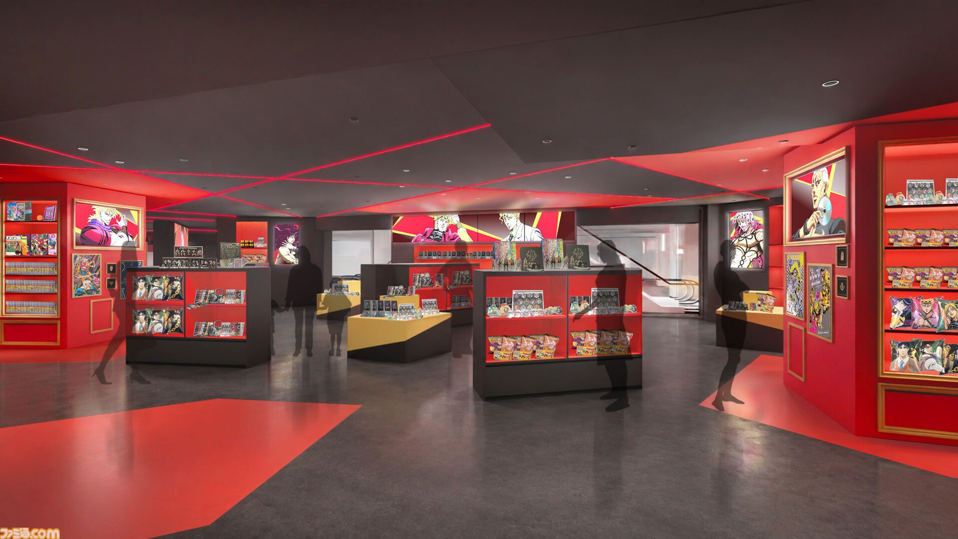 『ジョジョ』体験型常設ショップ“THE★JOJO WORLD”大阪店が2026年冬に誕生。東京店とは違い内装や環境演出は悪をコンセプトに表現