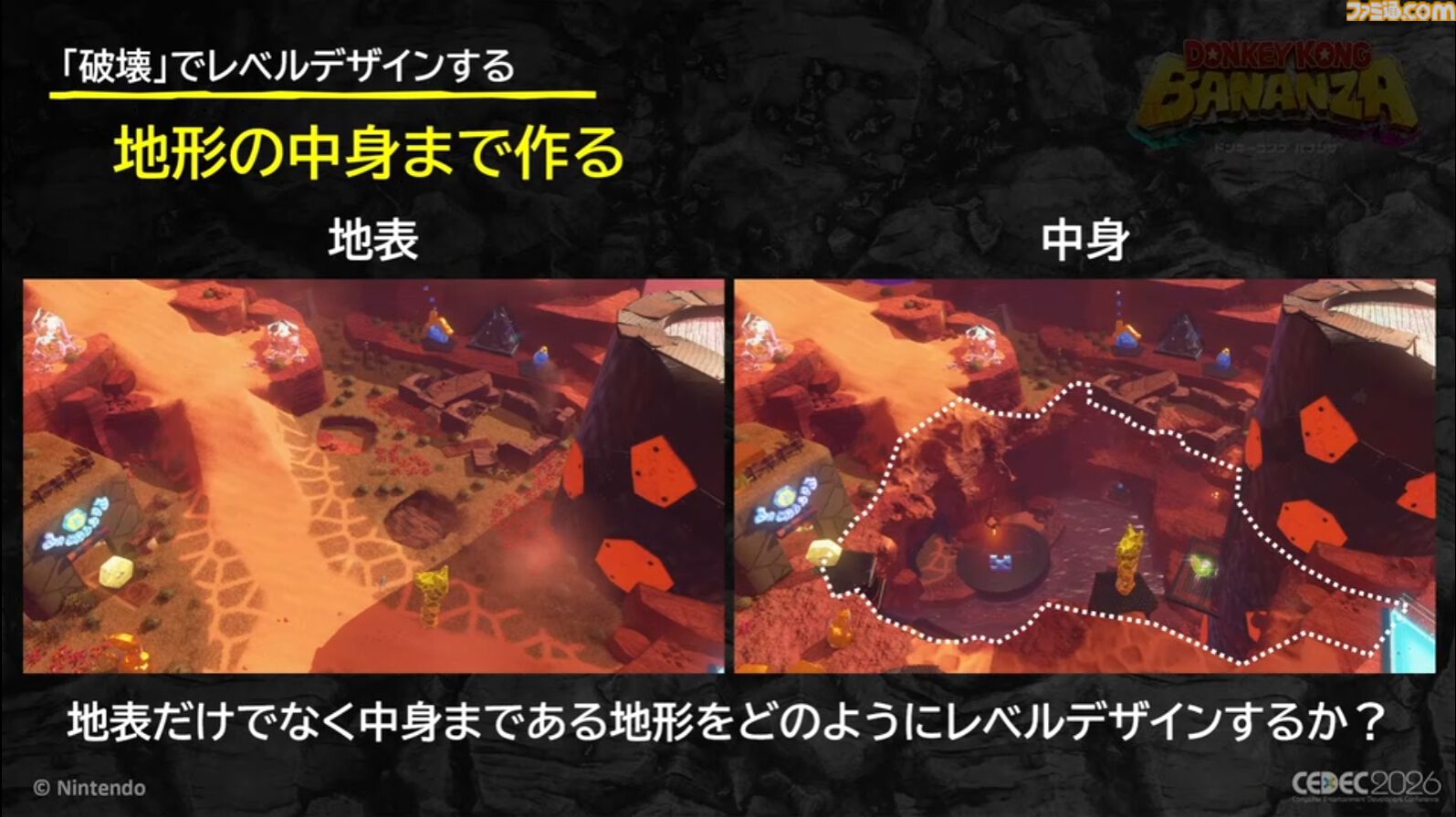 『ドンキーコング バナンザ』破壊が楽しくてまた壊したくなるゲームの作りかた。コンセプトを貫き通すゲームデザイン【CEDEC2026】
