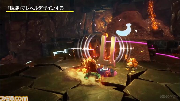 『ドンキーコング バナンザ』破壊が楽しくてまた壊したくなるゲームの作りかた。コンセプトを貫き通すゲームデザイン【CEDEC2026】