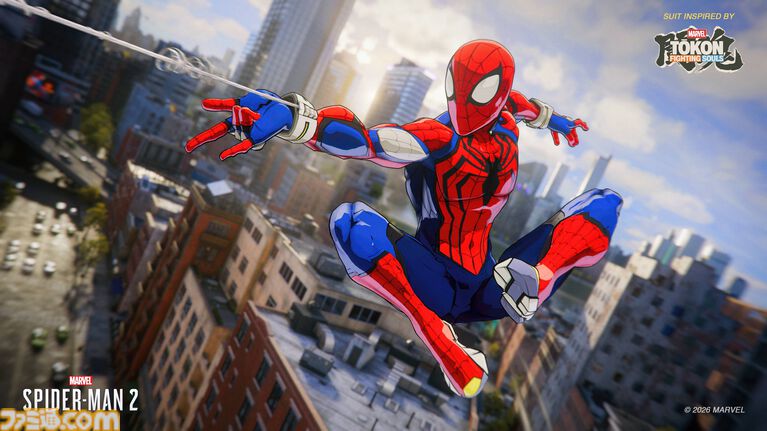 『Marvel's スパイダーマン2』に『マーベル闘魂』＆映画『ブランドニューデイ』のスキンが追加。最近話題のニュースタイルでニューヨークを自由にスイング！