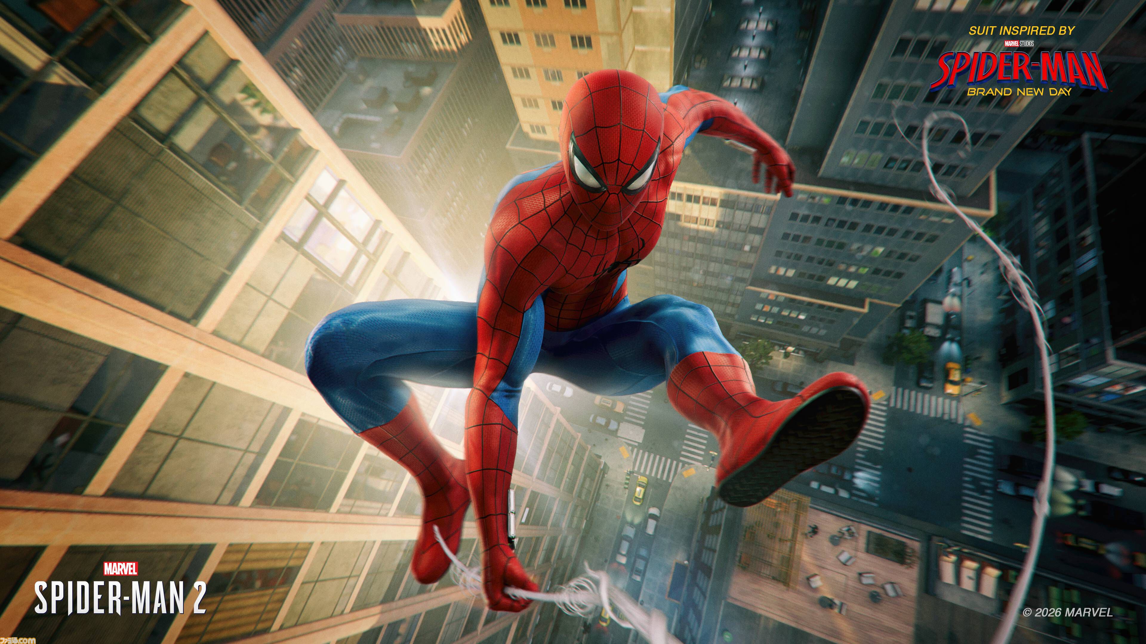 『Marvel's スパイダーマン2』に『マーベル闘魂』＆映画『ブランドニューデイ』のスキンが追加。最近話題のニュースタイルでニューヨークを自由にスイング！