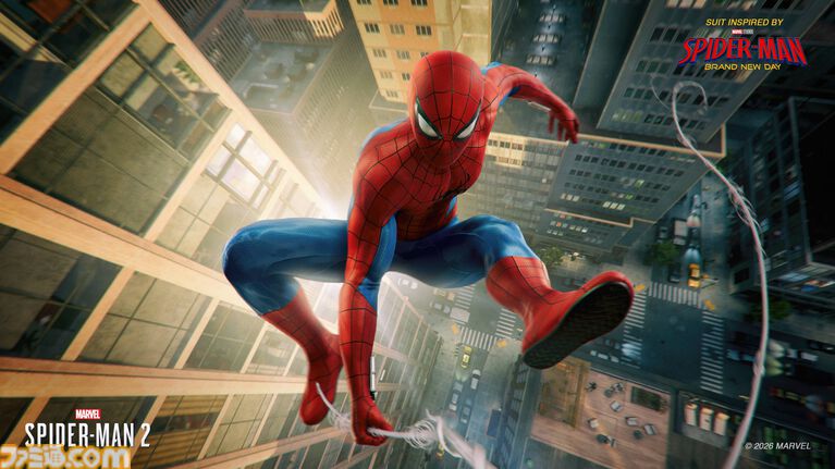 『Marvel's スパイダーマン2』に『マーベル闘魂』＆映画『ブランドニューデイ』のスキンが追加。最近話題のニュースタイルでニューヨークを自由にスイング！