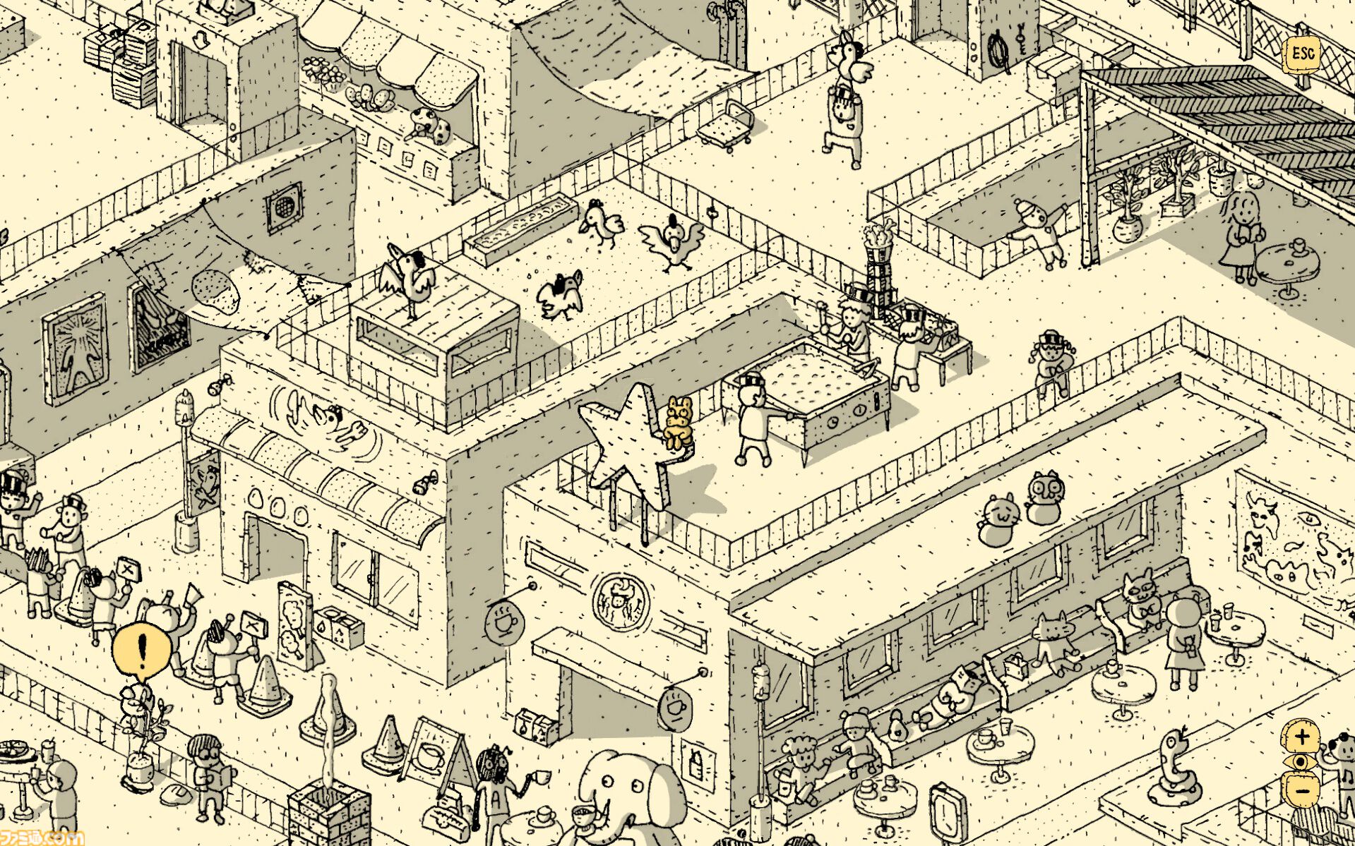 『Finding Polka』ボールペンで描かれた世界に隠れたワンちゃんを探すアドベンチャーゲームが8月12日に発売。制作シーンを収録した新トレーラーが公開