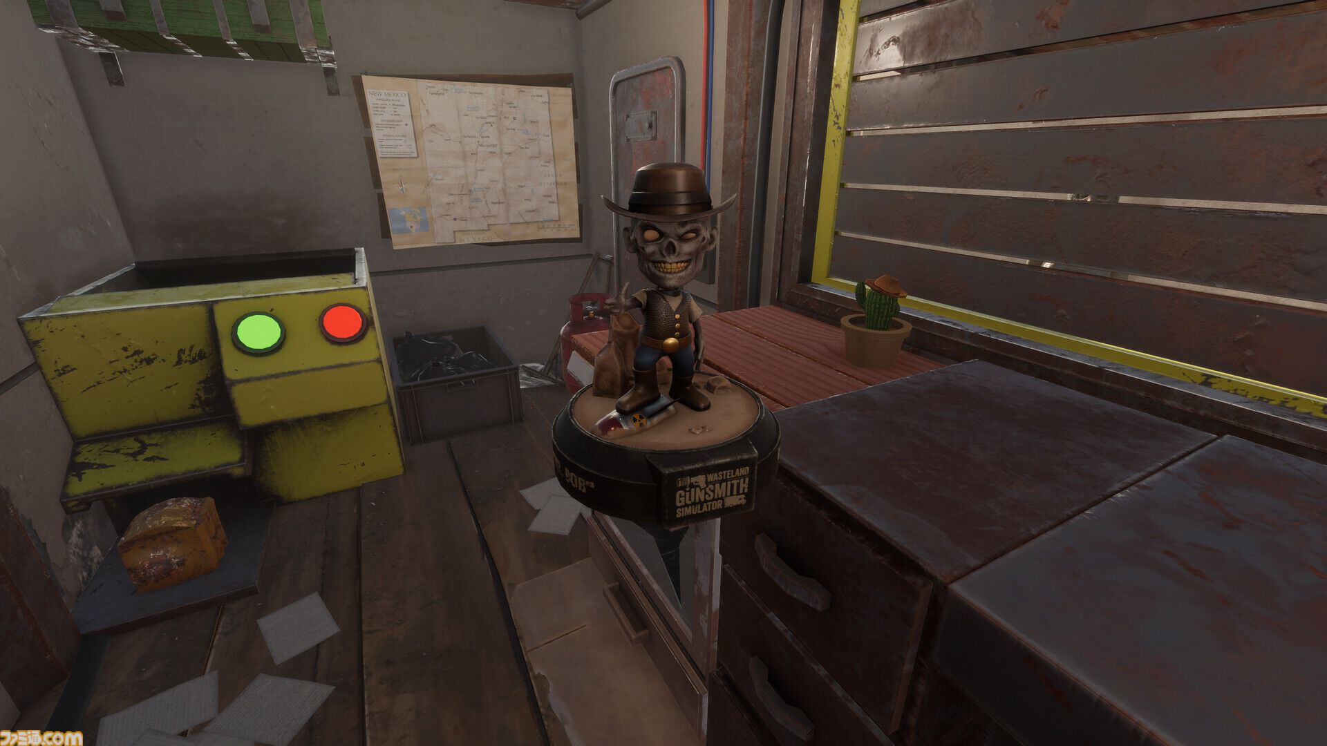 『Wasteland Gunsmith Simulator』終末世界ガンショップシム発表、ヒャッハーな荒くれ者に武器を捌く。ガラクタ使った武器作り、修理、カスタマイズと作業感が楽しそう
