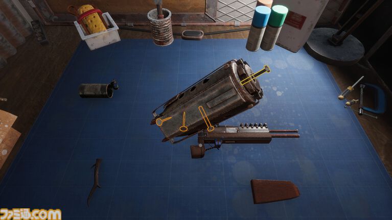 『Wasteland Gunsmith Simulator』終末世界ガンショップシム発表、ヒャッハーな荒くれ者に武器を捌く。ガラクタ使った武器作り、修理、カスタマイズと作業感が楽しそう