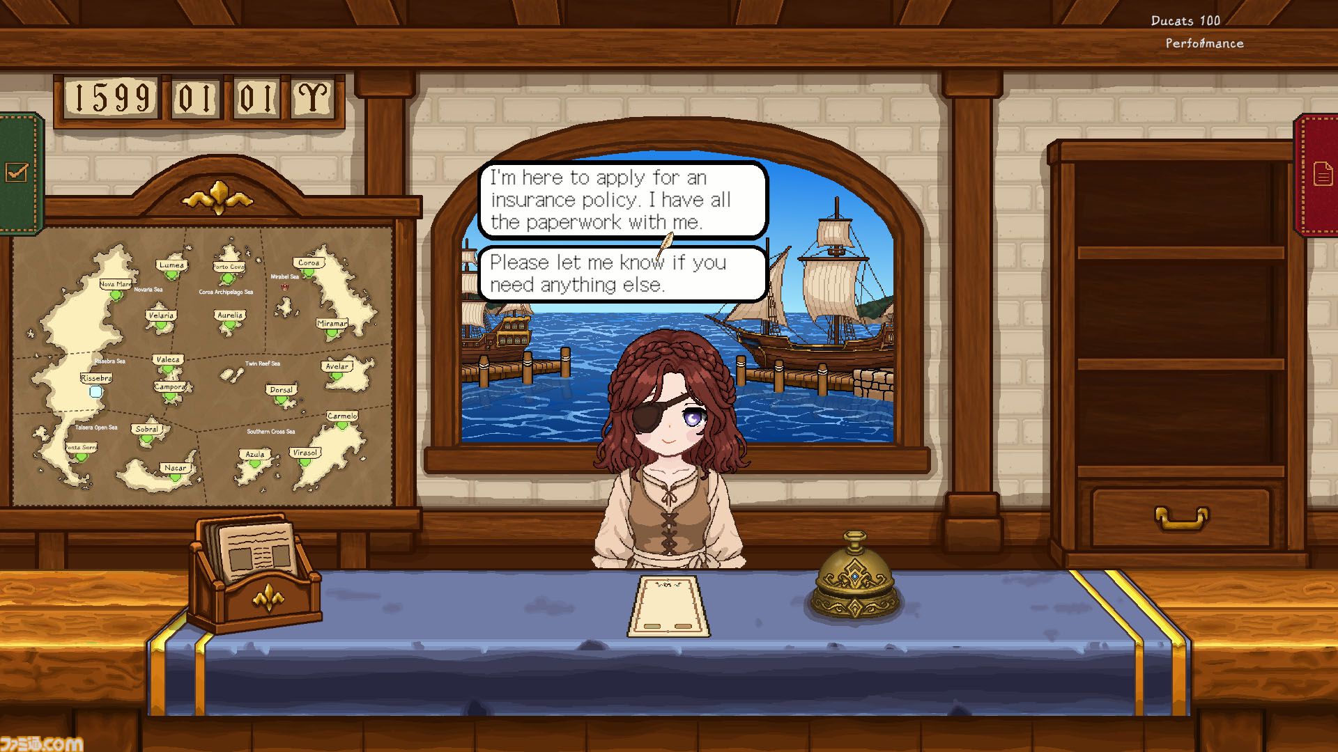 海上保険を審査するナラティブシミュレーション『Blue Sign』8月14日よりSteamで無料配布。航海計画をチェックし、書類の矛盾を探し、噂話も判断基準に