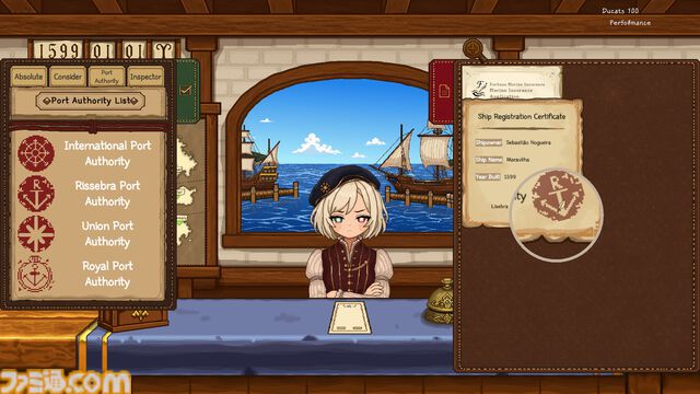海上保険を審査するナラティブシミュレーション『Blue Sign』8月14日よりSteamで無料配布。航海計画をチェックし、書類の矛盾を探し、噂話も判断基準に