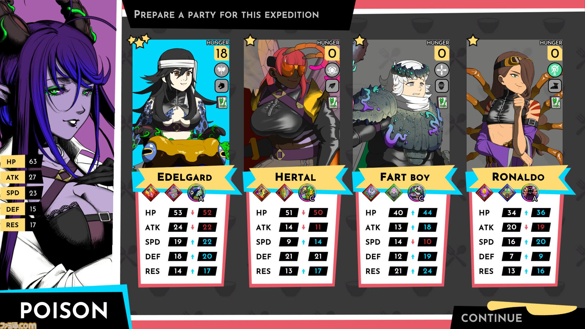 『Food Devils』モンスターを料理し、悪魔とのロマンスも楽しめるローグライトSRPG。悪魔と力を合わせて食材ハント