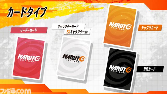 新作TCG『NARUTOカードゲーム』では、アニメや描き下ろしイラストに加えて、原作のアートワークを使用したカードを収録。『NARUTO』、『NARUTO 疾風伝』、『BORUTO』のすべてのシリーズからキャラクターが登場