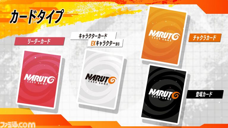 新作TCG『NARUTOカードゲーム』では、アニメや描き下ろしイラストに加えて、原作のアートワークを使用したカードを収録。『NARUTO』、『NARUTO 疾風伝』、『BORUTO』のすべてのシリーズからキャラクターが登場