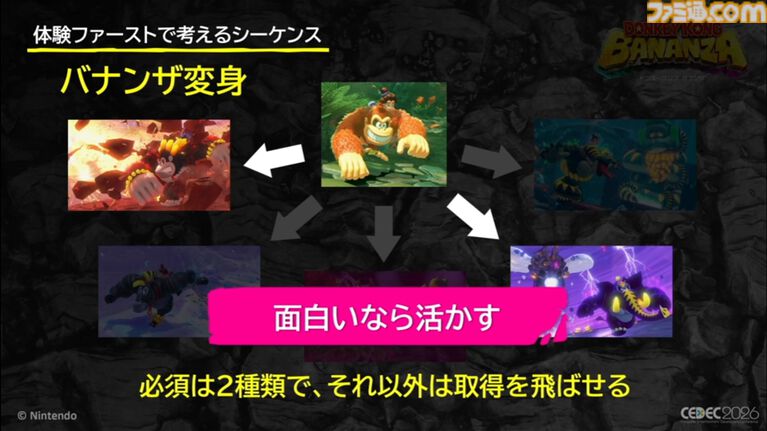『ドンキーコング バナンザ』おもしろいバグは仕様にしちゃう。マイナスを減らしプラスを伸ばすQAとデバッグ環境作り【CEDEC2026】