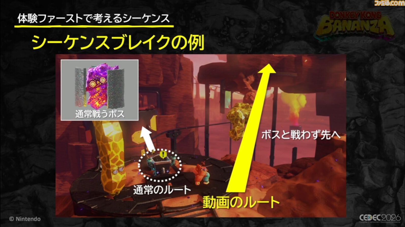 『ドンキーコング バナンザ』おもしろいバグは仕様にしちゃう。マイナスを減らしプラスを伸ばすQAとデバッグ環境作り【CEDEC2026】