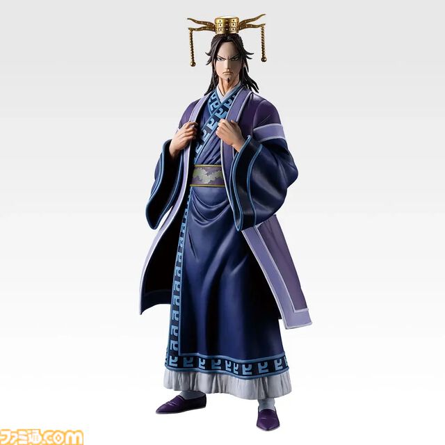 『キングダム』昌平君、バジオウ、蒙武らのフィギュアが当たる！ 新作一番くじが7/31から発売。ラストワン賞は楊端和のフィギュアに