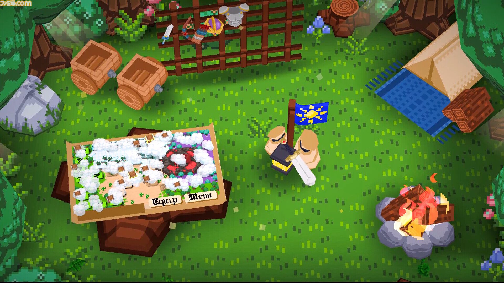 『Keyboard Warrior』キーボードの上が戦場に！ キーからキーへ飛び移り敵を切り裂く新作アクションが本日（7/31）配信。レトロ風グラフィックでなつかしい雰囲気