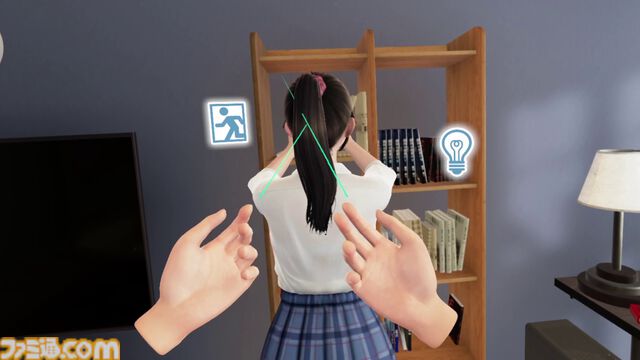『VRな彼女』ヒロインを“自分の手”で触れるようになるPCハンドトラッキング機能が実装。発売1周年を記念した35%オフセールも実施