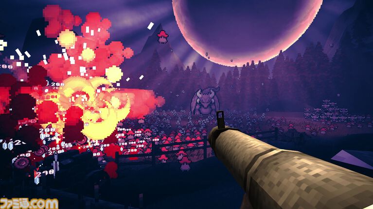 『Guns 'n Goblins』3Dキャラを操作して迫りくるドットキャラを蹴散らすシューターのデモ版が配信中。プレイするほどに火力が加速する爽快感バツグンのFPS